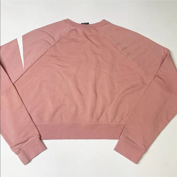 Nike Versa Graphic Cropped Sweatshirt  Swoosh M - Picture 5 of 8